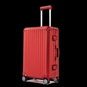 TREK Aluminum Suitcase Red - Carry On